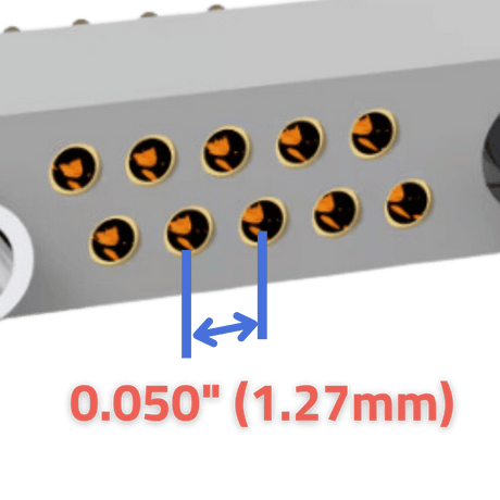 Pitch: 0.050" (1.27mm) Between Contacts