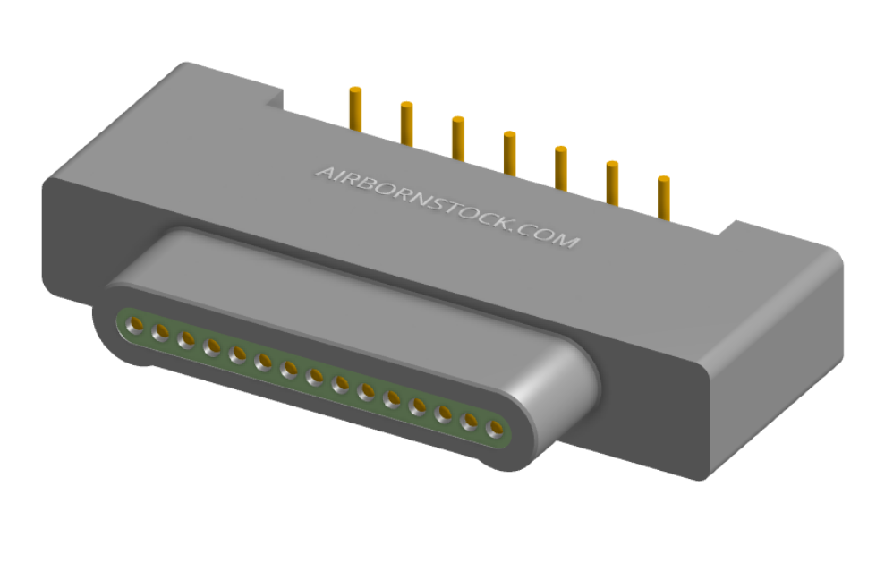 NK-1A2-015-128-0000-010 - Nano-miniature D-shaped vertical surface board mount (SMT) connector, 15 contacts, and no hardware.