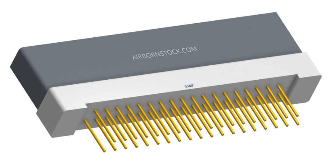 NK-1H2-037-238-0000 - Nano-miniature D-shaped vertical plated through hole (PTH) board mount connector with mounting holes, 1 row of 37 contacts, and no hardware. (Receptacle)