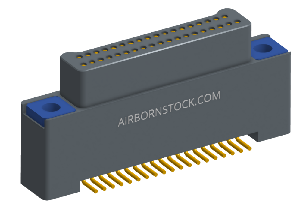 NK-2A2-037-125-TH00 - Nano-miniature D-shaped vertical surface board mount (SMT) connector with a(n) electroless nickel shell, 2 rows of 37 contacts, and threaded holes for attachment hardware. (Plug)