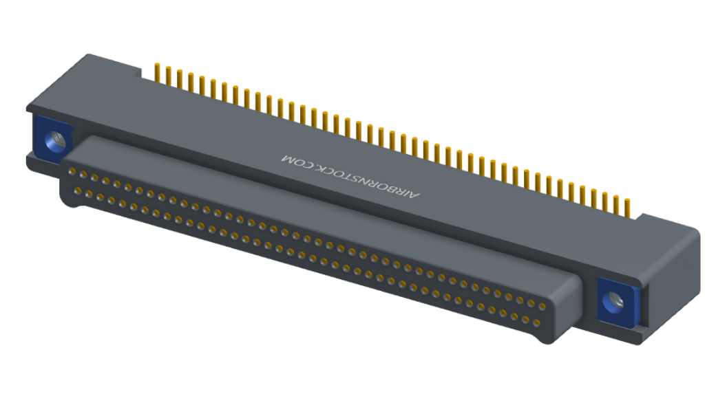 NK-2A2-037-128-TH00-010 - Nano-miniature D-shaped vertical surface board mount (SMT) connector with a(n) electroless nickel shell, 2 rows of 37 contacts , and threaded holes for attachment hardware. (Plug)