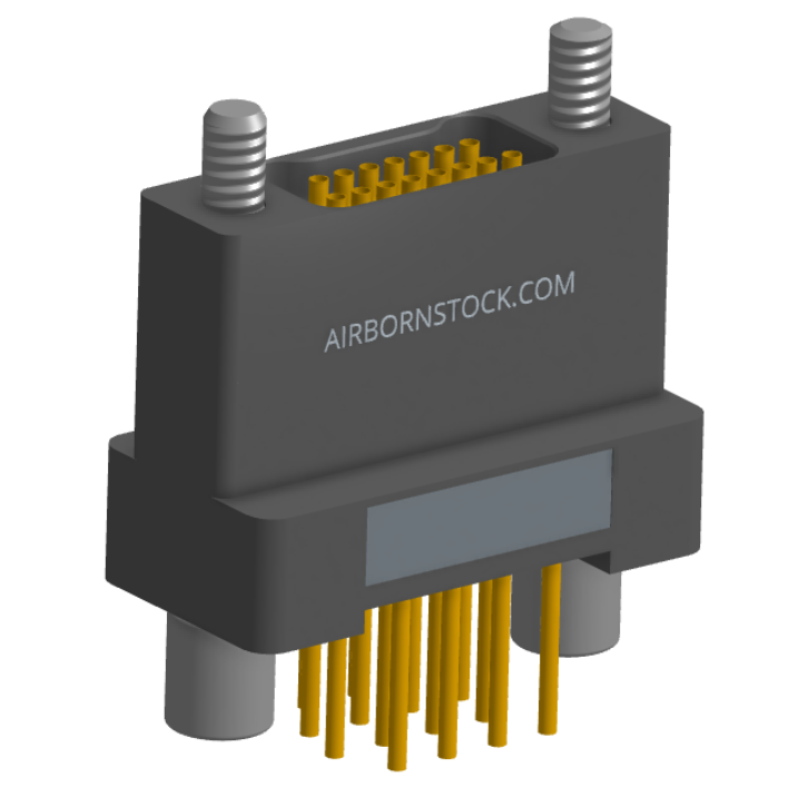 NK-2H2-015-238-JC00 - Nano-miniature D-shaped vertical plated through hole (PTH) board mount connector, 2 rows with 15 contacts, and no hardware. (Receptacle)