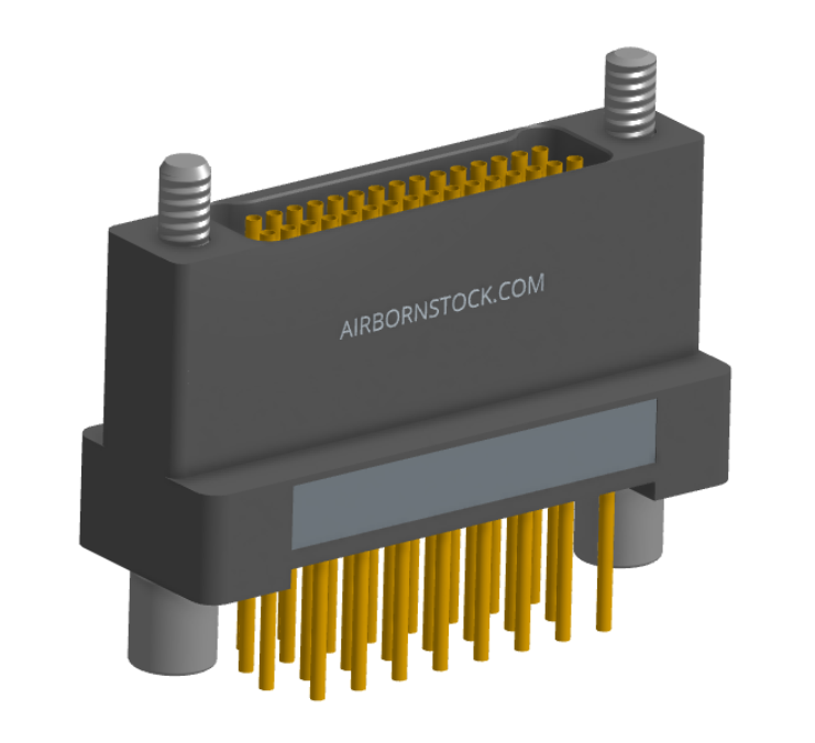NK-2H2-031-235-JC00 - Nano-miniature D-shaped vertical plated through hole (PTH) board mount connector, 2 rows with 31 contacts, and no hardware. (Receptacle)