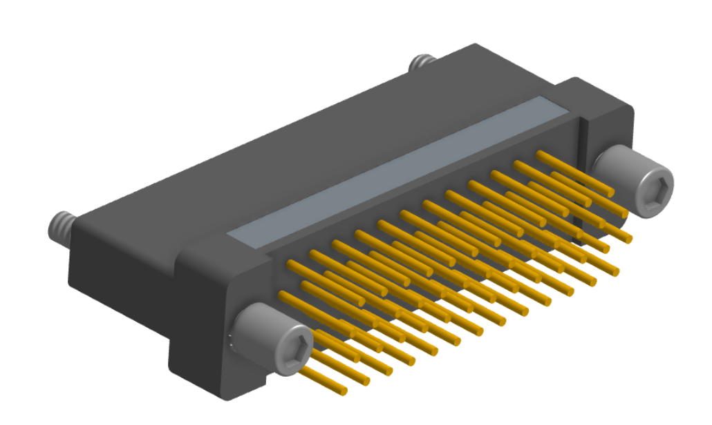 NK-2H2-051-238-JC00 - Nano-miniature D-shaped vertical plated through hole (PTH) board mount connector, 2 rows with 51 contacts, and no hardware. (Receptacle)