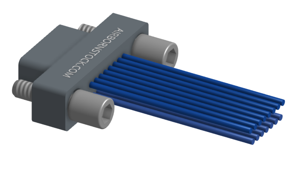 NM-212-015-161-JCAA - Nano-miniature D-shaped I/O connector, 2 rows of 15 contacts, and turning jackscrew attachment hardware. (Plug)