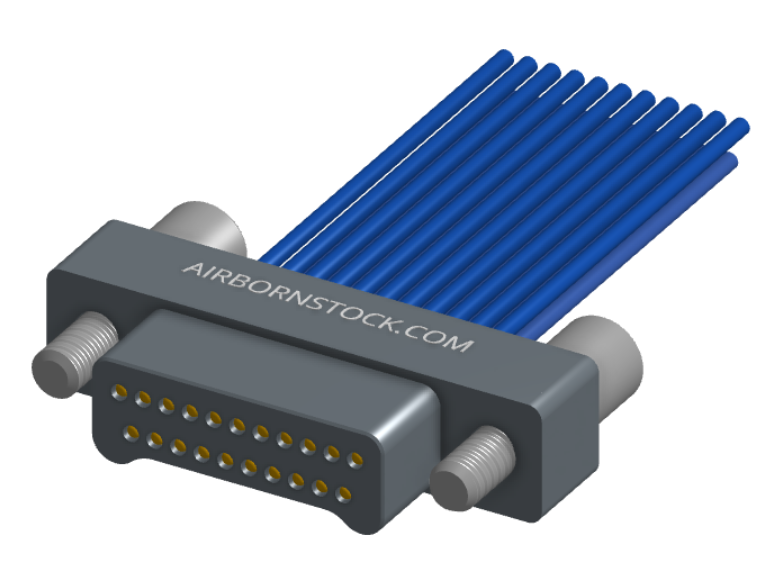 NM-212-021-161-JCAA - Nano-miniature D-shaped I/O connector, 2 rows of 21 contacts, and turning jackscrew attachment hardware. (Plug)