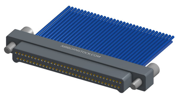NM-212-065-161-JCAA - Nano-miniature D-shaped I/O connector, 2 rows of 65 contacts, and turning jackscrew attachment hardware. (Plug)