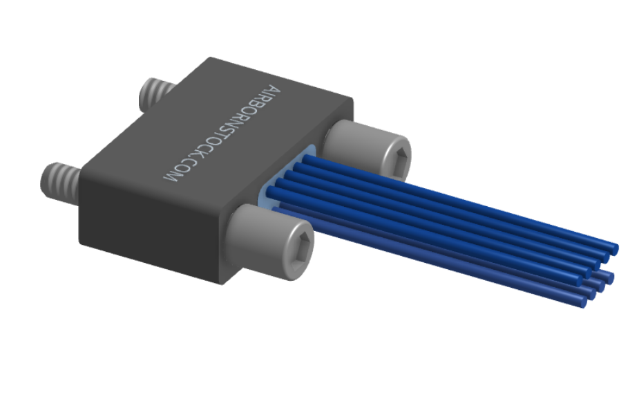 NM-225-009-261-JCAA - Nano-miniature D-shaped I/O connector, 2 rows of 9 contacts, and turning jackscrew attachment hardware.