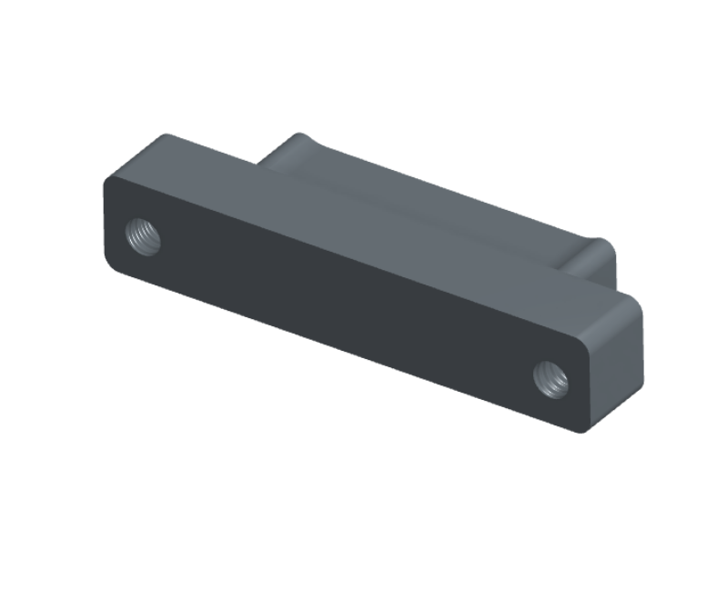NMSH-215-031-128-TH00 - Nano-D Shorting Connector, 31 contacts, titanium body material, and threaded holes for attachment hardware. (Plug)