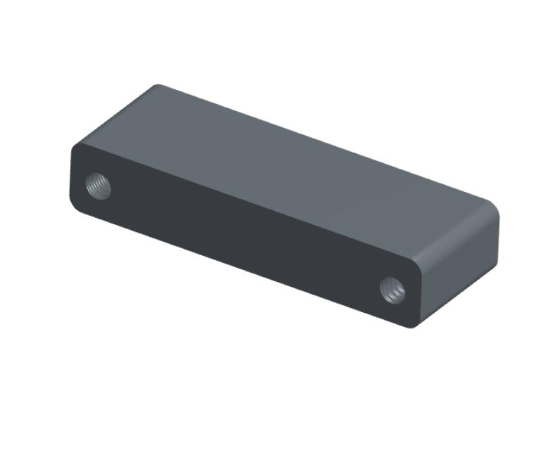 NMSH-2L5-031-228-TH00 - Nano-D Shorting Connector, 31 contacts, titanium body material, and threaded holes for attachment hardware. (Receptacle)