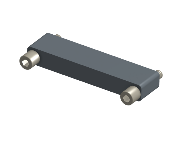 NMSH-2L5-051-225-JC00 - Nano-D Shorting Connector, 51 contacts, titanium body material, and turning jackscrew attachment hardware (Receptacle).
