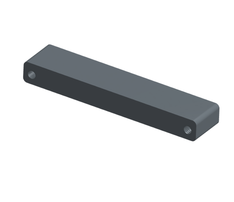 NMSH-2L5-065-225-TH00 - Nano-D Shorting Connector, 65 contacts, titanium body material, and threaded holes for attachment hardware. (Receptacle)