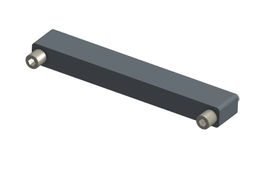 NMSH-2L5-091-228-JC00 - Nano-D Shorting Connector, 91 contacts, titanium body material, and turning jackscrew attachment hardware (Receptacle).
