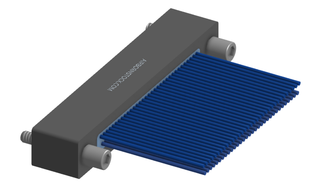 NMSP-225-065-261-JCAA - Splashproof Nano-miniature D-shaped I/O connector, 2 rows with 65 contacts, and turning jackscrew attachment hardware. (Receptacle)