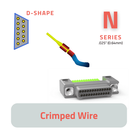 .025" (0.64mm) Crimp Connectors