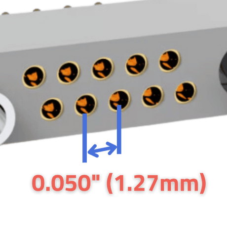 Pitch: 0.050" (1.27mm) Between Contacts