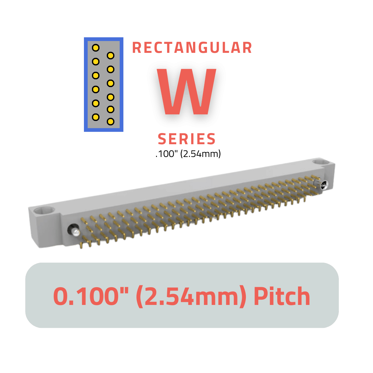 W Series ( PCB 0.100") Connectors