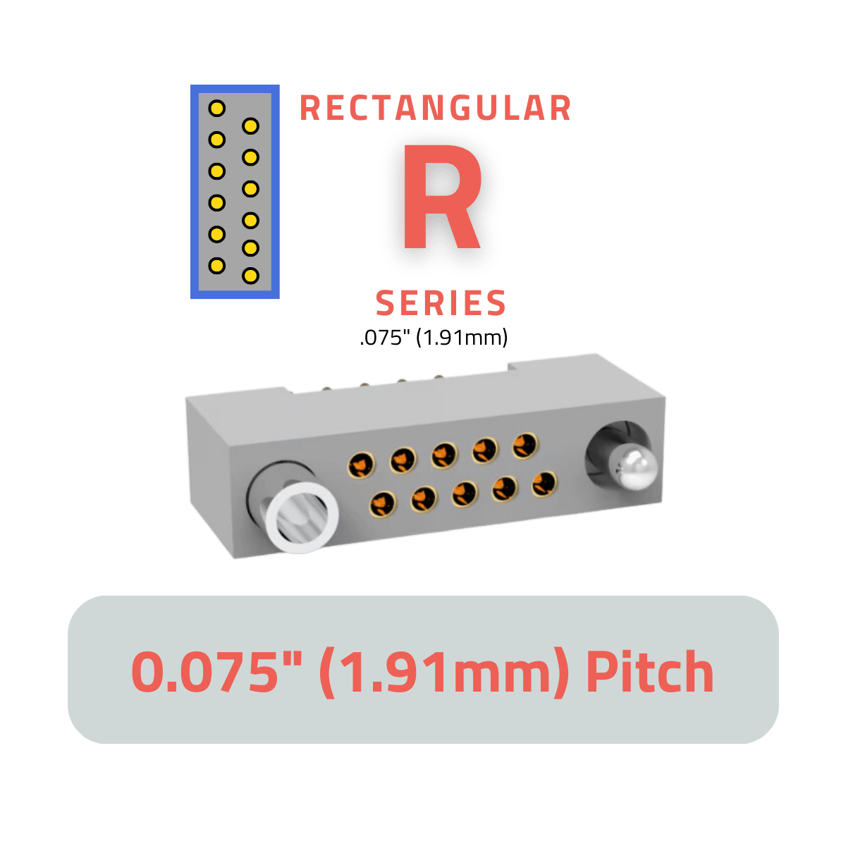 R-Series (PCB 0.075") Connectors