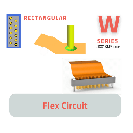 100" (2.54mm) Flex Circuit Connectors