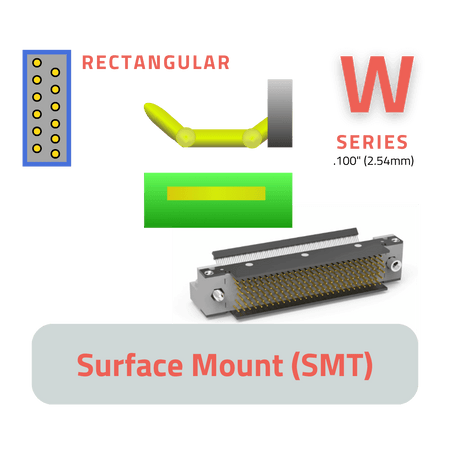 .100" (2.54mm) Surface Mount (SMT) Connectors