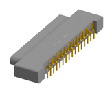 NK-1A2-031-128-0000 - Nano-miniature D-shaped vertical surface board mount (SMT) connector, 31 contacts, and no hardware.