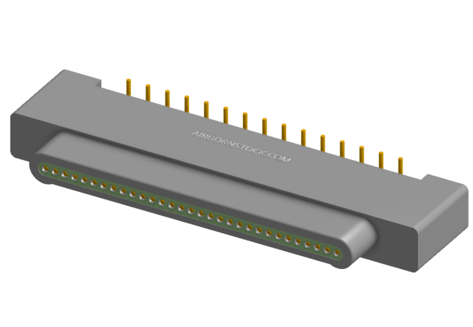 NK-1A2-031-128-0000 - Nano-miniature D-shaped vertical surface board mount (SMT) connector, 31 contacts, and no hardware.