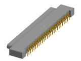 NK-1A2-051-128-0000 - Nano-miniature D-shaped vertical surface board mount (SMT) connector, 51 contacts, and no hardware.