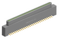 NK-1A4-051-128-0000 - Nano-miniature D-shaped vertical surface board mount (SMT) connector, 51 contacts, and no hardware.
