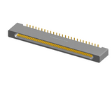 NK-1B2-051-225-0000 - Nano-miniature D-shaped vertical surface board mount (SMT) connector with mounting holes, 1 row of 51 contacts, and no hardware. (Receptacle)