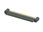 NK-1C4-051-128-0000 - Nano-miniature D-shaped horizontal surface board mount (SMT) connector with mounting holes, 51 contacts, and no hardware.