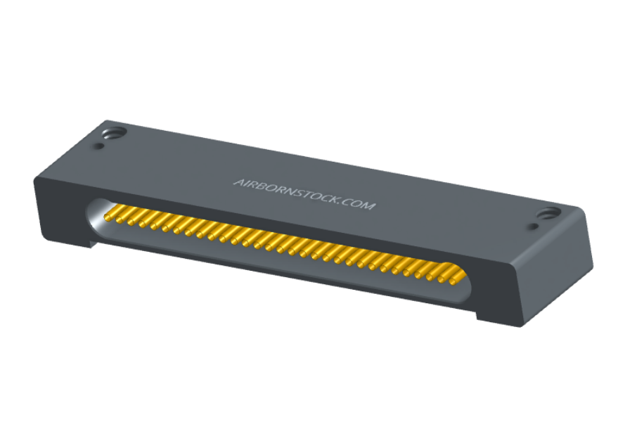 NK-1D2-031-228-0000 - Nano-miniature D-shaped horizontal surface board mount (SMT) connector with mounting holes, 31 contacts, and no hardware.