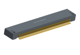 NK-1D2-051-228-0000 - Nano-miniature D-shaped horizontal surface board mount (SMT) connector with mounting holes, 51 contacts, and no hardware.