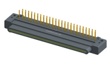 NK-1E2-051-325-0000 - Nano-miniature D-shaped, right angle, plated-through-hole (PTH) board mount connector, 1 row of 51 contacts, and no attachment hardware. (Plug)