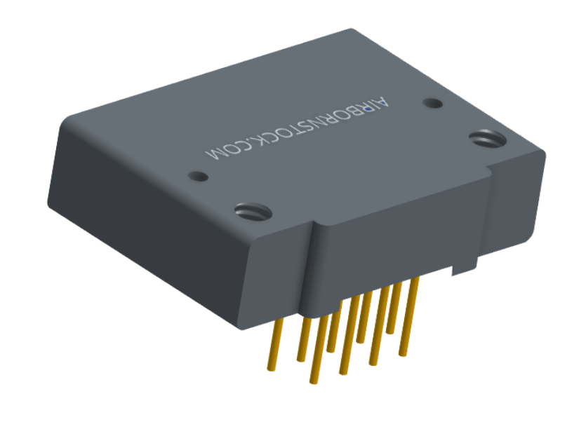 NK-1F2-009-435-0000 - Nano-miniature D-shaped right angle plated through hole (PTH) board mount connector with mounting holes, 1 row of 9 contacts, and no hardware. (Receptacle)