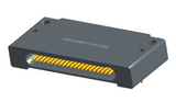 NK-1F2-021-435-0000 - Nano-miniature D-shaped right angle plated through hole (PTH) board mount connector with mounting holes, 1 row of 21 contacts, and no hardware. (Receptacle)