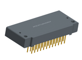 NK-1F2-025-435-0000 - Nano-miniature D-shaped right angle plated through hole (PTH) board mount connector with mounting holes, 1 row of 25 contacts, and no hardware. (Receptacle)