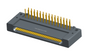 NK-1F4-031-438-0000 - Nano-miniature D-shaped right angle plated through hole (PTH) board mount connector with mounting holes, 1 row of 31 contacts, and no hardware. (Receptacle)