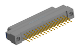 NK-1G2-031-148-TH00 - Nano-miniature D-shaped vertical plated through hole (PTH) board mount connector, 1 row of 31 contacts, and threaded holes for attachment hardware.(Plug)