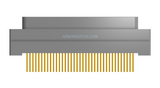 NK-1G2-037-138-0000 - Nano-miniature D-shaped vertical plated through hole (PTH) board mount connector, 1 row of 37 contacts, and no hardware. (Plug)