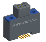 NK-2A2-009-125-TH00 - Nano-miniature D-shaped vertical surface board mount (SMT) connector with a(n) electroless nickel shell, 2 rows of 9 contacts, and threaded holes for attachment hardware. (Plug)