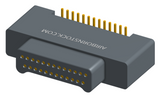 NK-2A2-025-125-0000-010 - Nano-miniature D-shaped vertical surface board mount (SMT) connector with a(n) electroless nickel shell, 2 rows of 25 contacts , and no hardware. (Plug)