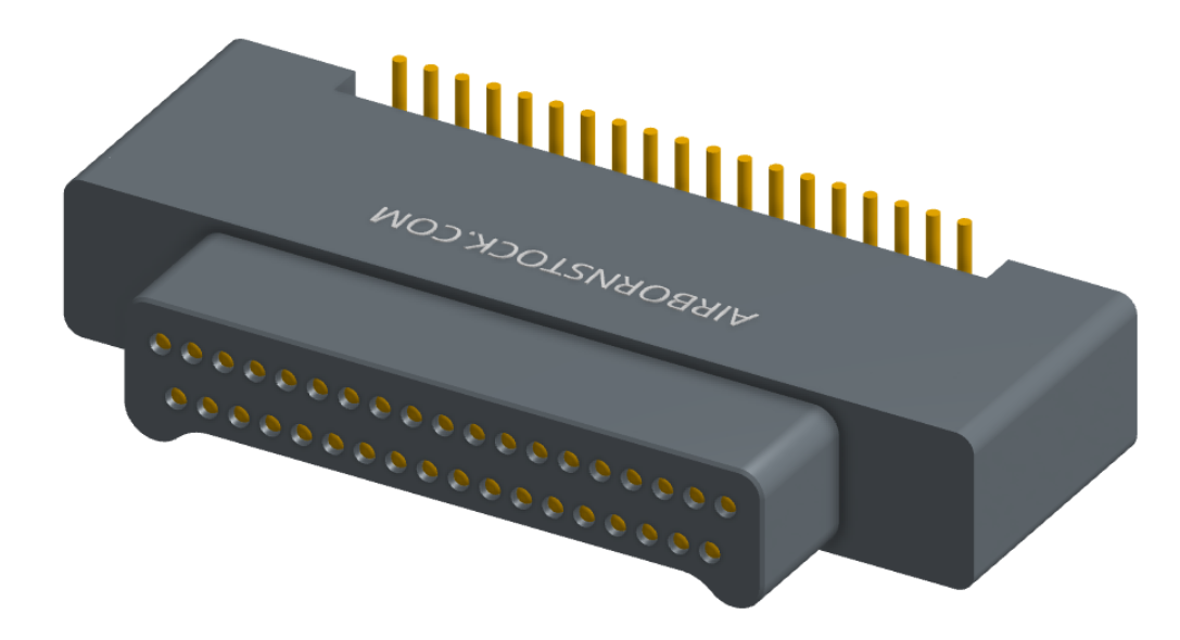 NK-2A2-037-125-0000 - Nano-miniature D-shaped vertical surface board mount (SMT) connector with a(n) electroless nickel shell, 2 rows of 37 contacts, and no hardware. (Plug)