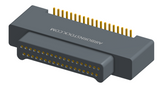 NK-2A2-037-125-0000 - Nano-miniature D-shaped vertical surface board mount (SMT) connector with a(n) electroless nickel shell, 2 rows of 37 contacts, and no hardware. (Plug)