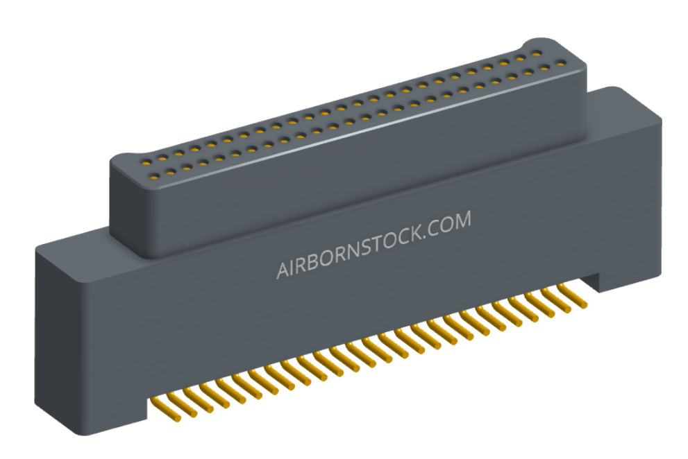 NK-2A2-009-128-0000-010 - Nano-miniature D-shaped vertical surface board mount (SMT) connector with a(n) electroless nickel shell, 2 rows of 9 contacts , and no hardware. (Plug)
