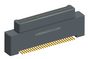 NK-2A4-051-125-0000-010 - Nano-miniature D-shaped horizontal surface board mount (SMT) connector with mounting holes, 2 rows with 51 contacts, and no hardware. (Plug)