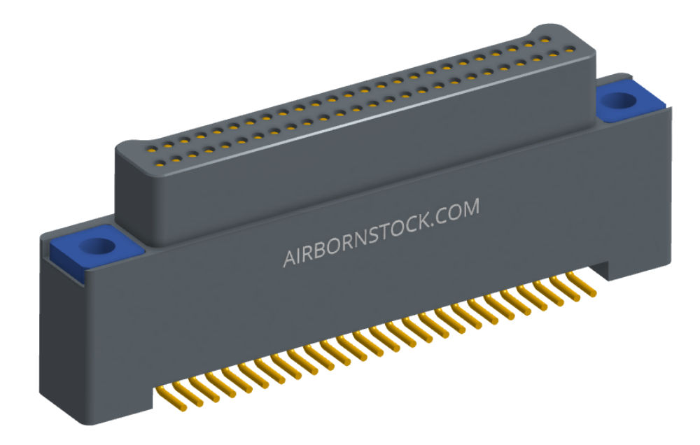 NK-2A2-009-128-TH00-010 - Nano-miniature D-shaped vertical surface board mount (SMT) connector with a(n) electroless nickel shell, 2 rows of 9 contacts , and threaded holes for attachment hardware. (Plug)
