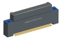 NK-2A4-051-125-TH00-010 - Nano-miniature D-shaped horizontal surface board mount (SMT) connector with mounting holes, 2 rows with 51 contacts, and no hardware. (Plug)
