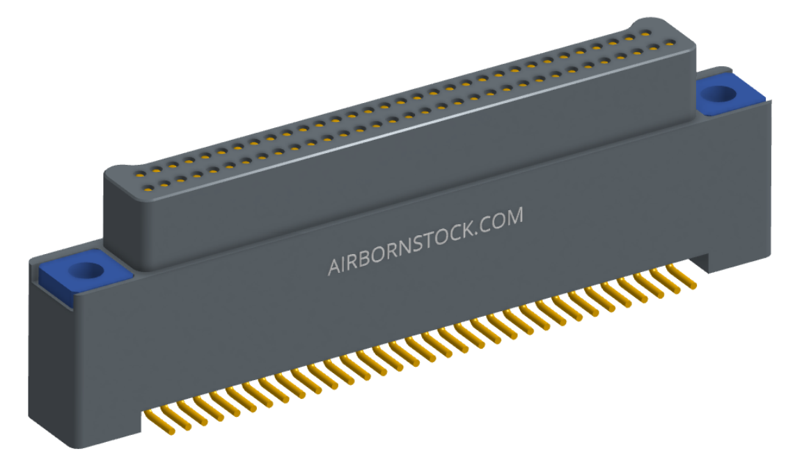 NK-2A2-015-128-TH00-010 - Nano-miniature D-shaped vertical surface board mount (SMT) connector with a(n) electroless nickel shell, 2 rows of 15 contacts , and threaded holes for attachment hardware. (Plug)