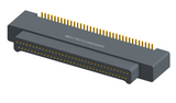 NK-2A2-025-128-0000-010 - Nano-miniature D-shaped vertical surface board mount (SMT) connector with a(n) electroless nickel shell, 2 rows of 25 contacts , and no hardware. (Plug)