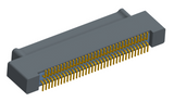 NK-2A2-025-128-0000-010 - Nano-miniature D-shaped vertical surface board mount (SMT) connector with a(n) electroless nickel shell, 2 rows of 25 contacts , and no hardware. (Plug)
